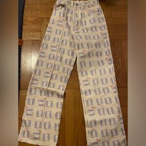 Lisa Says Gah Robyn cowboy boot print jeans